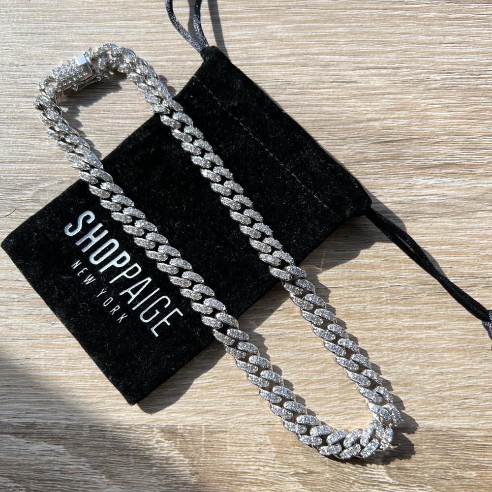 SHOP PAIGE ‘BABY ICED CUBAN NECKLACE’ *NEW*
